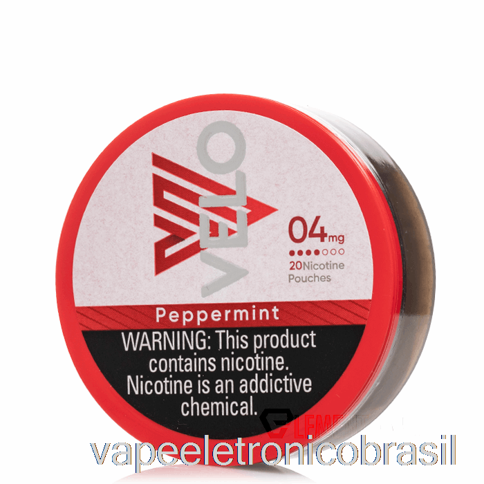 Vape Recarregável Velo Bolsas De Nicotina - Hortelã-pimenta 4mg